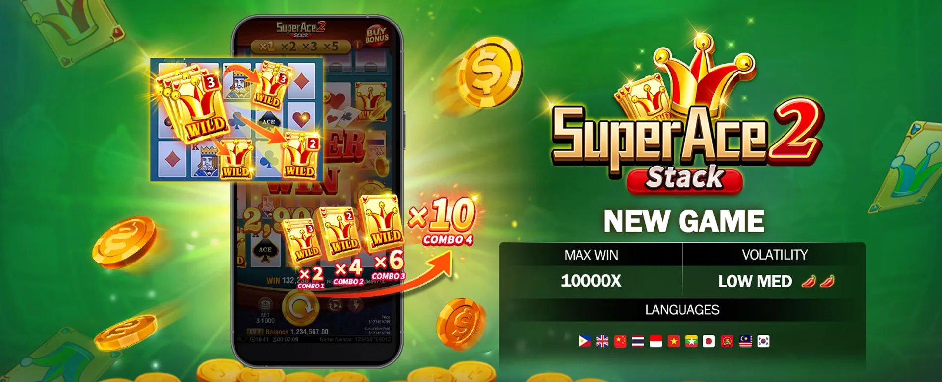 Dynamic charts and graphs illustrating online gambling industry trends, set against a backdrop of a luxurious queenph casino floor, with vibrant lights and digital interfaces.